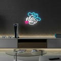 Skull Neon Light Signs Wall Decor for Gaming Room