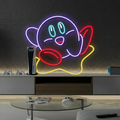 Cartoon Kirby Neon Sign Kids Room Decor Sign