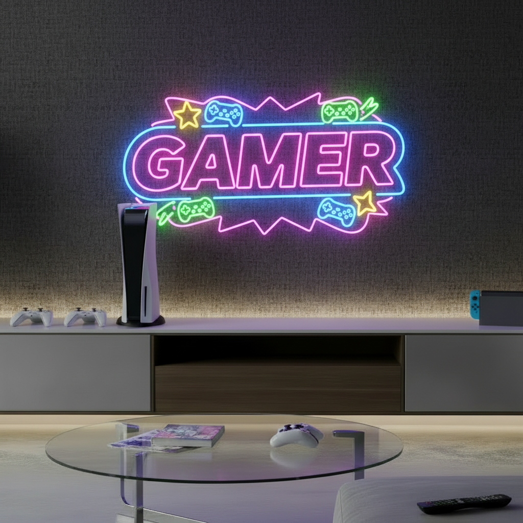 WOW Led Neon Sign