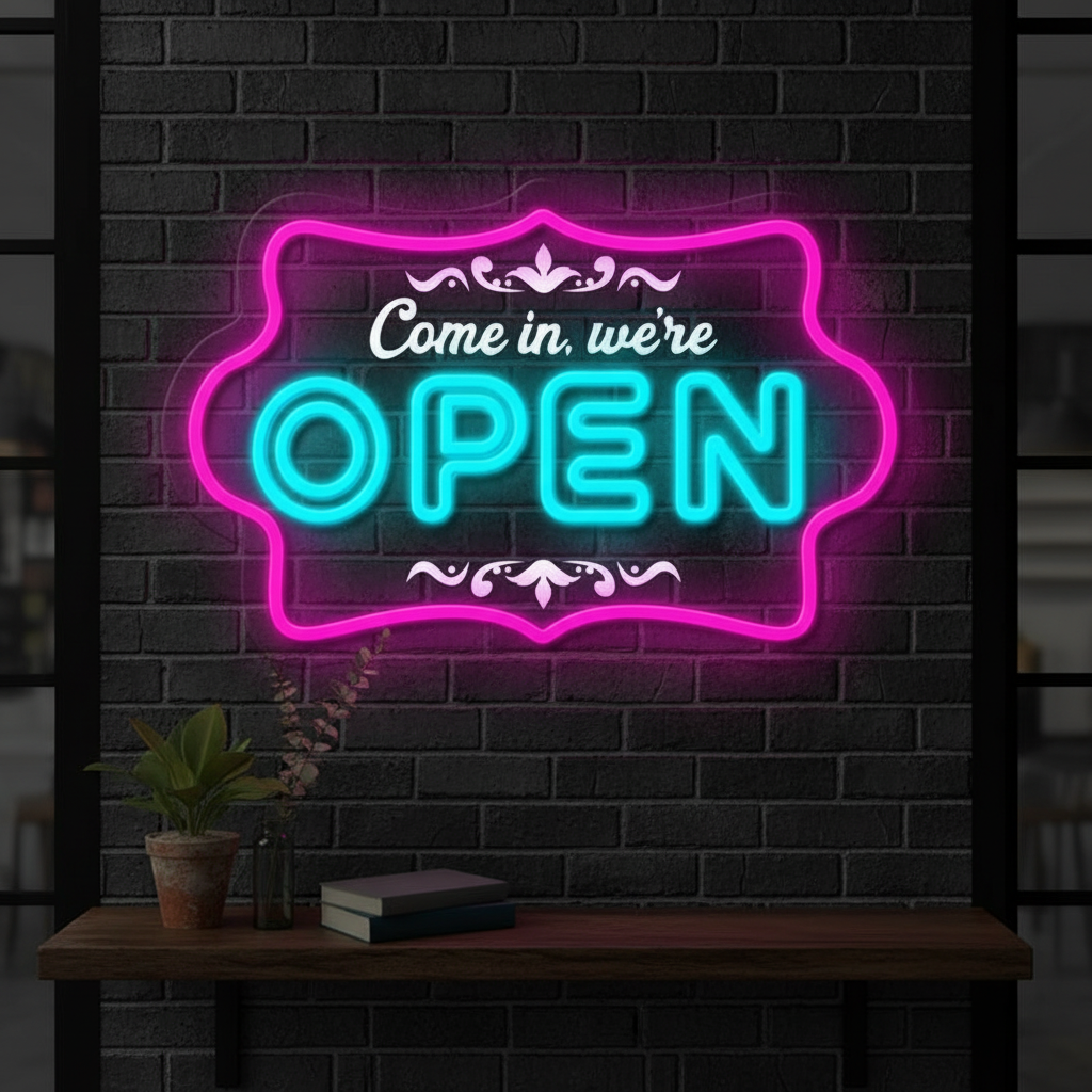 We Are Open Led Neon Sign Shop Open Neon Sign Light