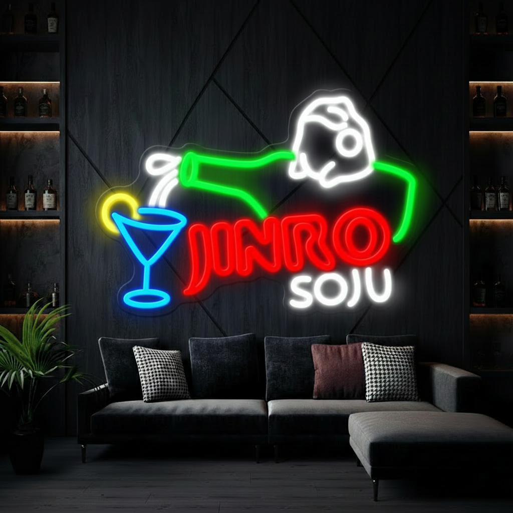 JINRO Soju Led Neon Sign Bar Shop Decor Sign