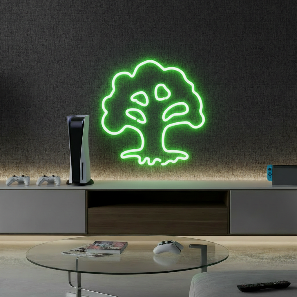 MTG Forest Neon Sign Home Decor Sign Fans Gift