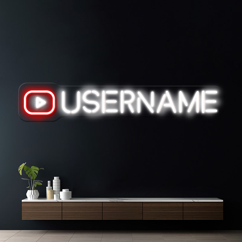 Gamertag Led Neon Sign Man Cave Decor Sign