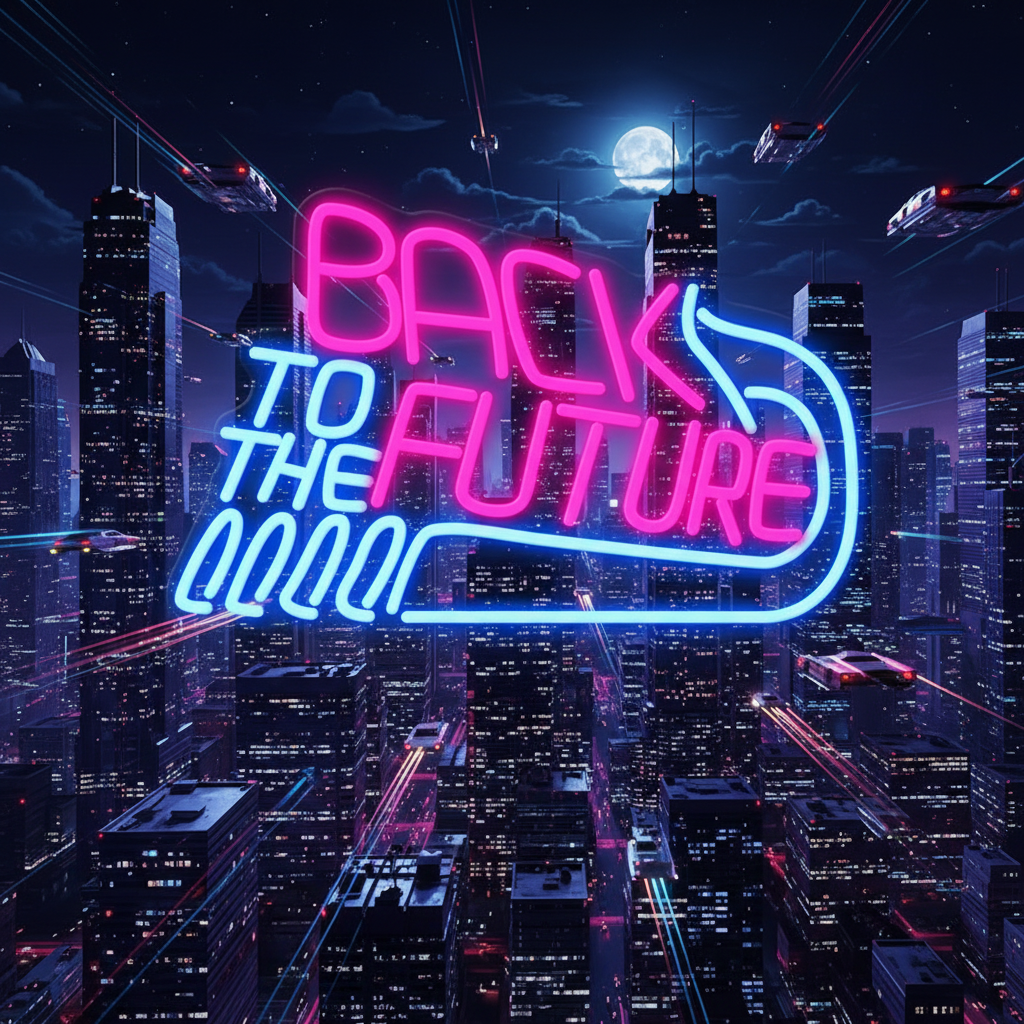 Back to The Future Led Neon Sign