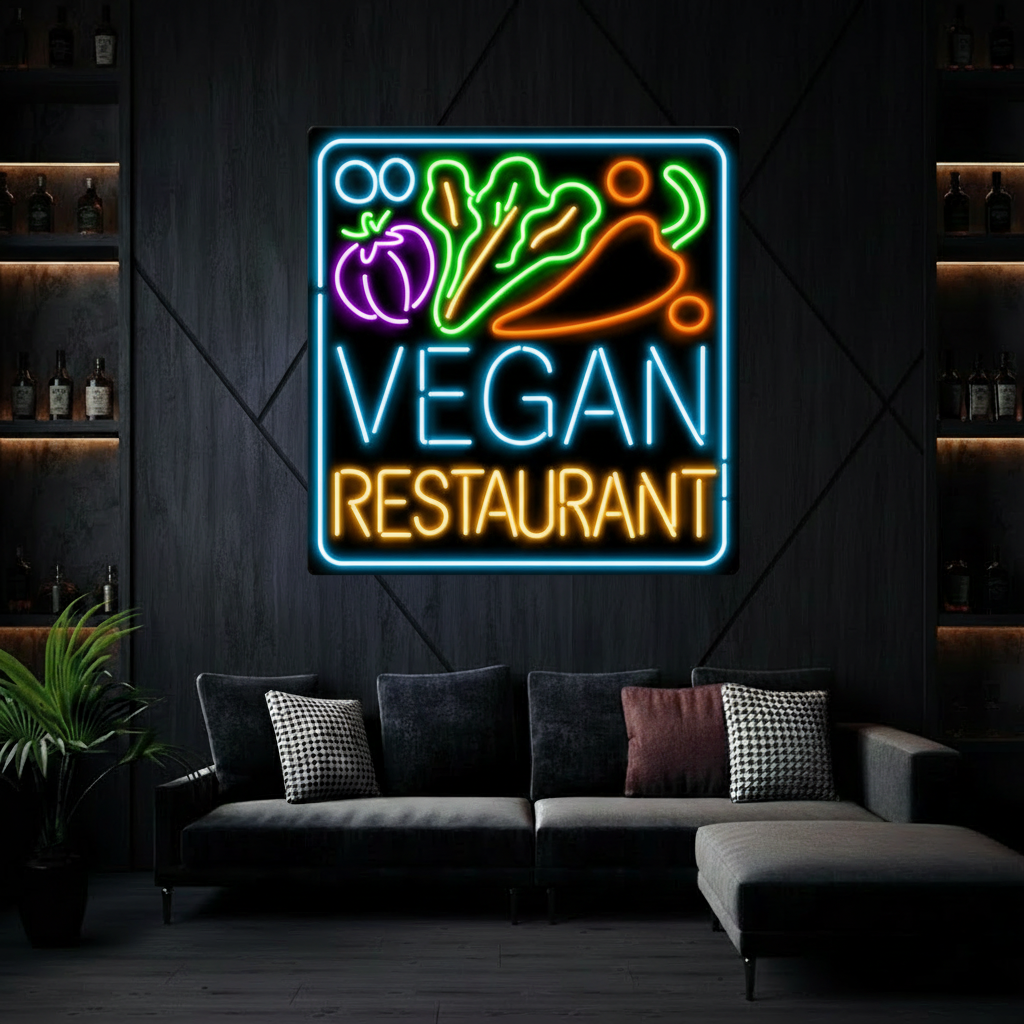 Restaurant Led Neon Sign Custom Business Shop Decor Sign