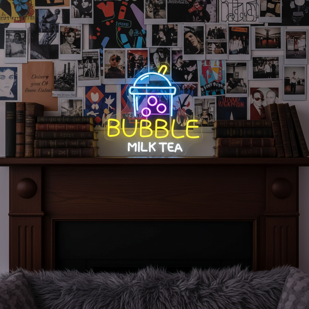Bubble Milk Tea Neon Signs