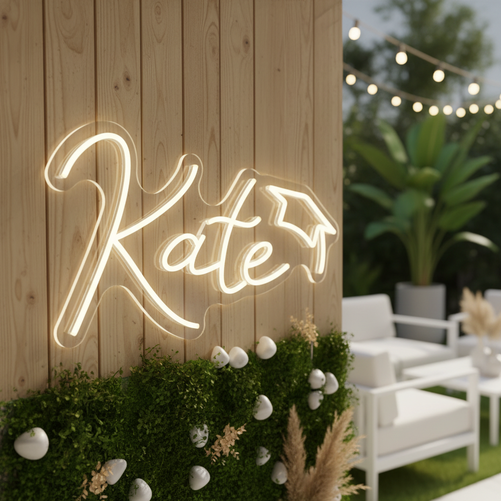 Custom Name Neon Light for Class of 2025  Prom Party Decor
