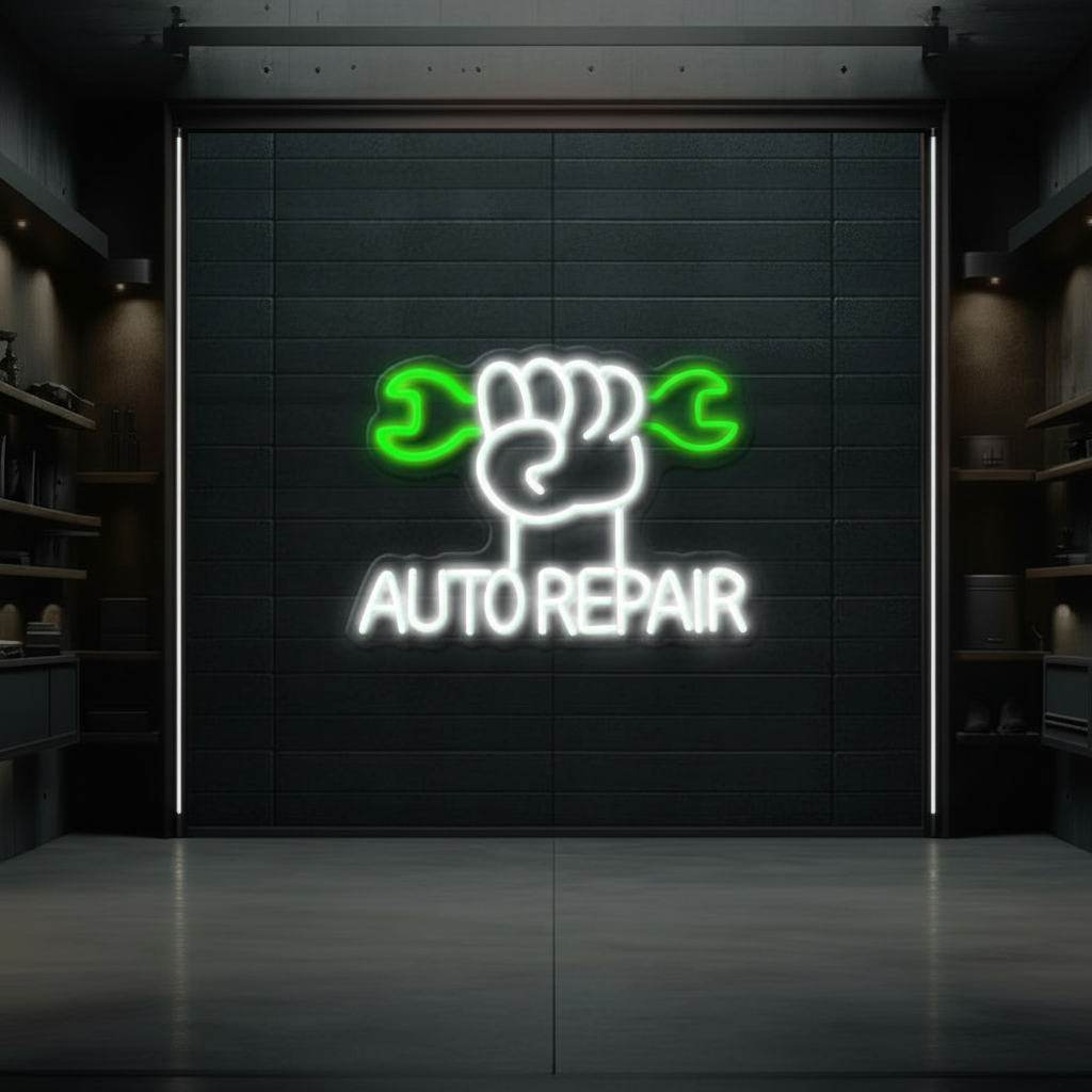 Custom Garage Led Neon Sign Business Shop Decor Sign Light