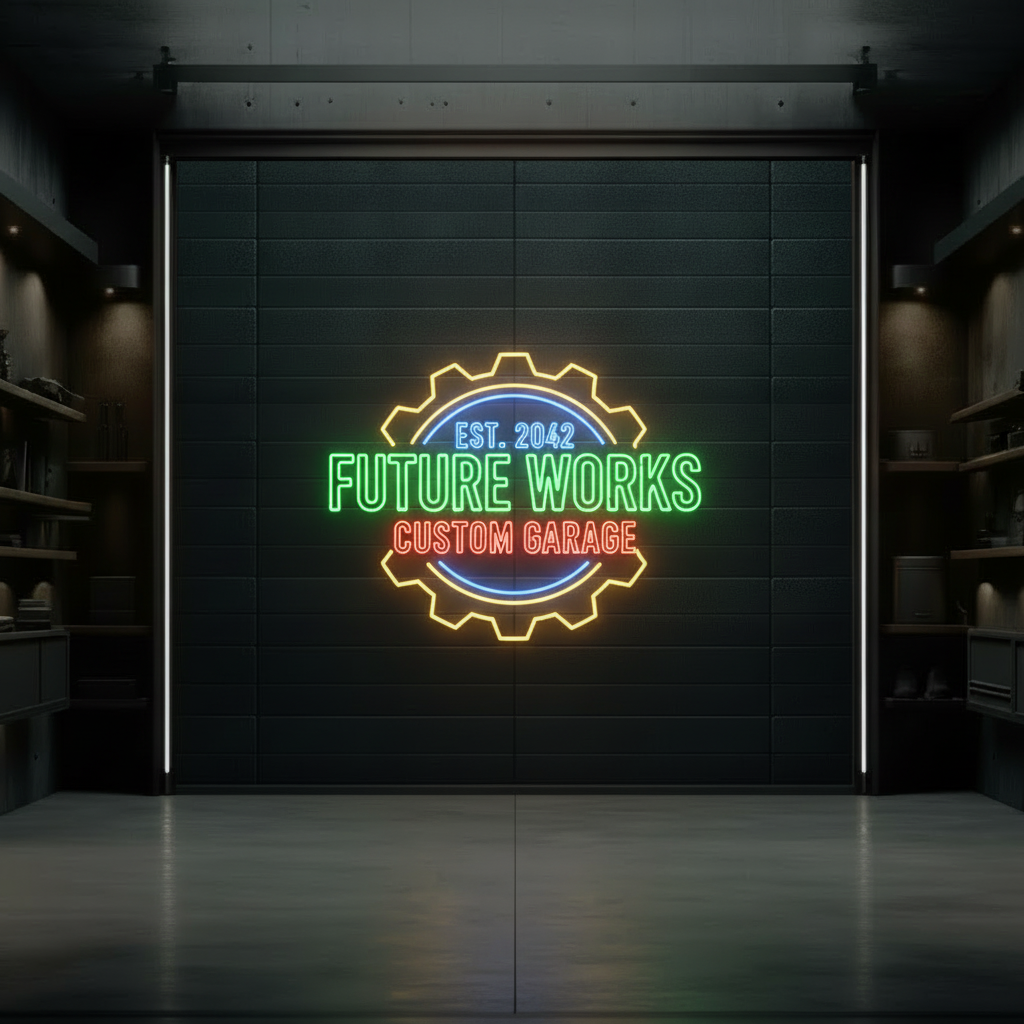 Custom Garage Neon Sign Car Service Decor Sign