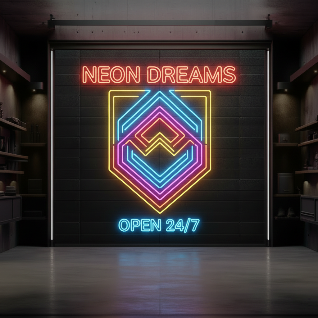 Custom Name Garage Neon Garage Light Sign