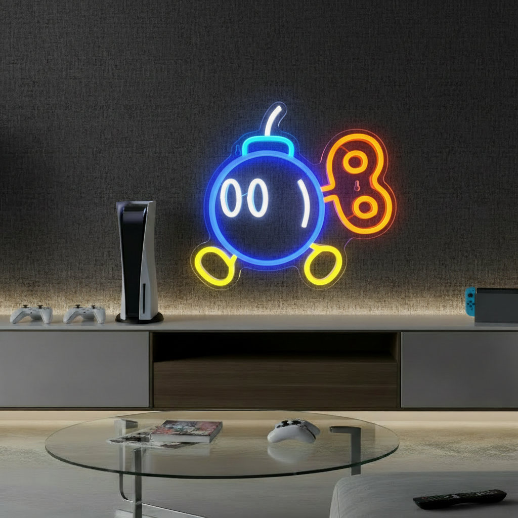 Gaming Neon Sign for Gamer Room Decor