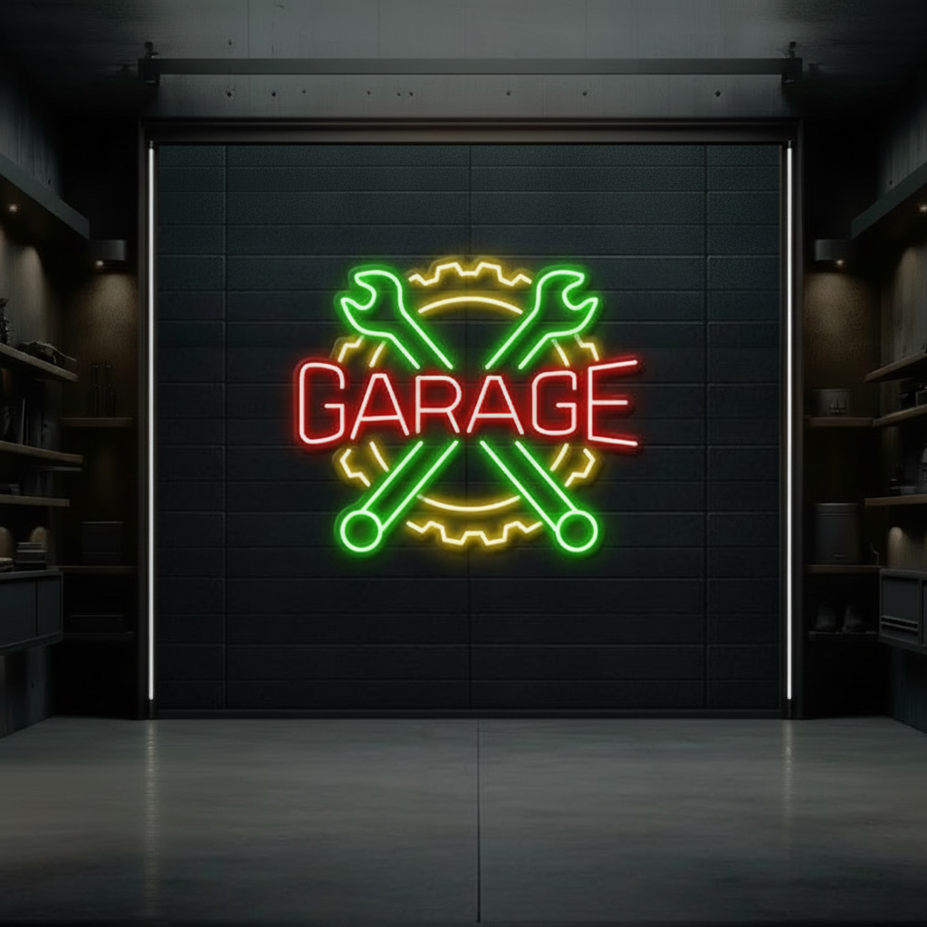Garage Led Neon Sign for Man Cave Decor Space Decor Light