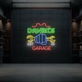 Garage Neon Sign Personalized Garage Sign for Men