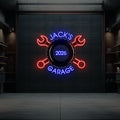 Garage Neon Sign for Men Garage Decor Sign Light