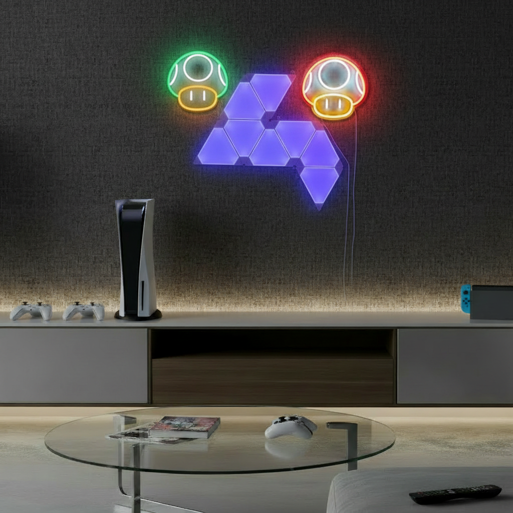 Heliwey Game LED Neon Light Sign Game Room Decor Sign