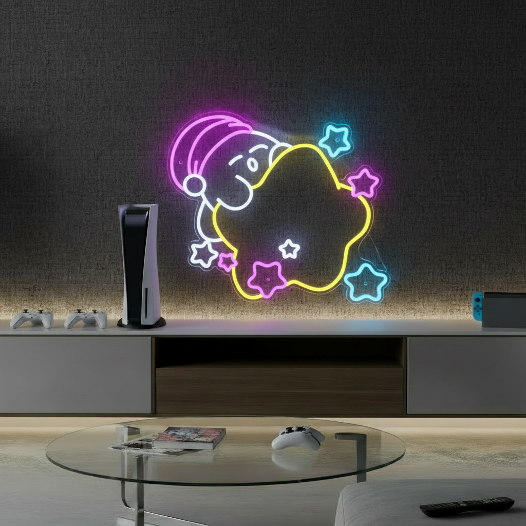 Kirby Neon Sign Anime Led Neon Sign