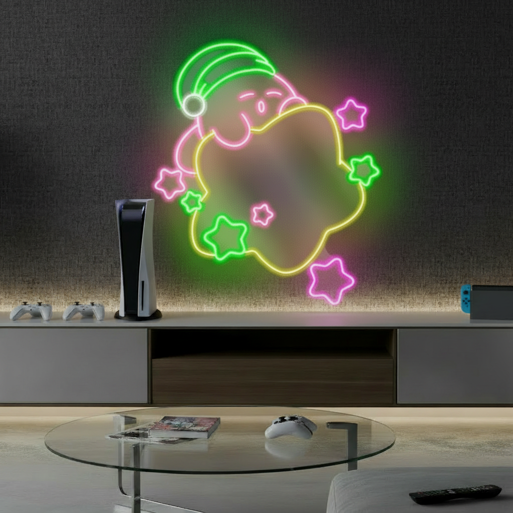 Kirby Neon Sign Anime Led Neon Sign