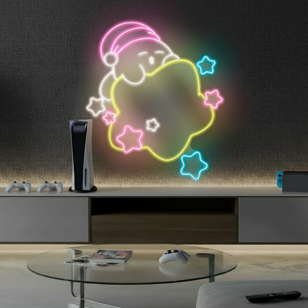 Kirby Neon Sign Anime Led Neon Sign