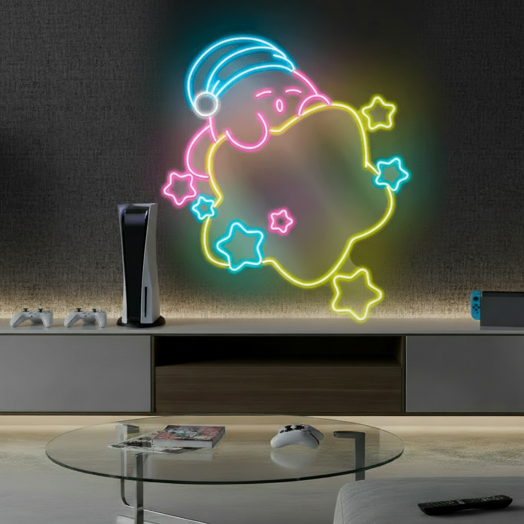 Kirby Neon Sign Anime Led Neon Sign
