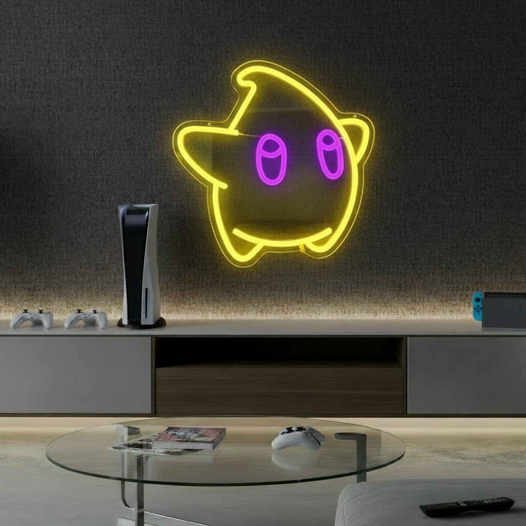 Luma Star Led Neon Sign Gaming Room Decor Sign