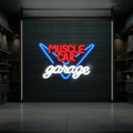 Muscle Car Garage Led Neon Sign Man Cave Room Decor