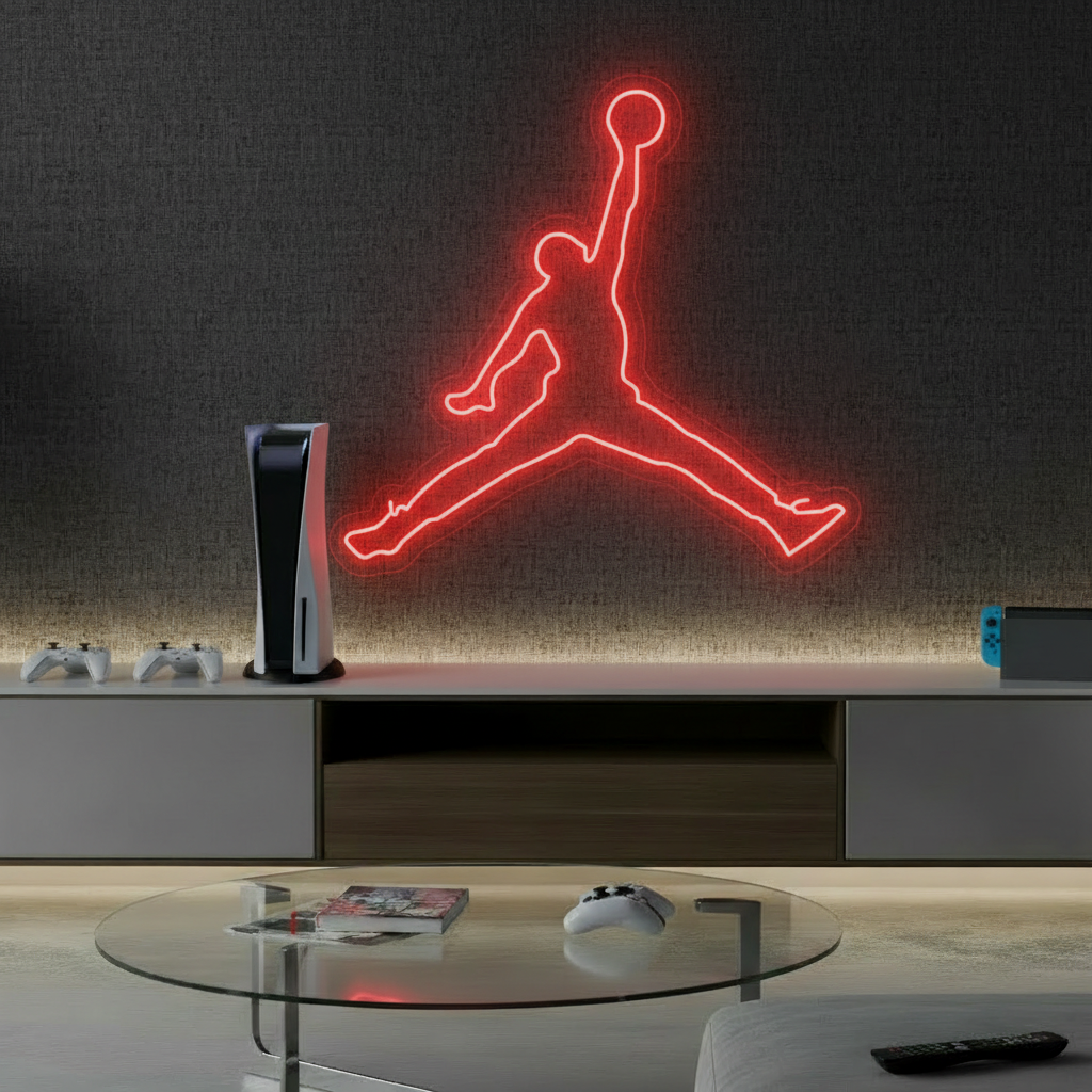 Jordan Neon Sign, Basketball Neon Sign