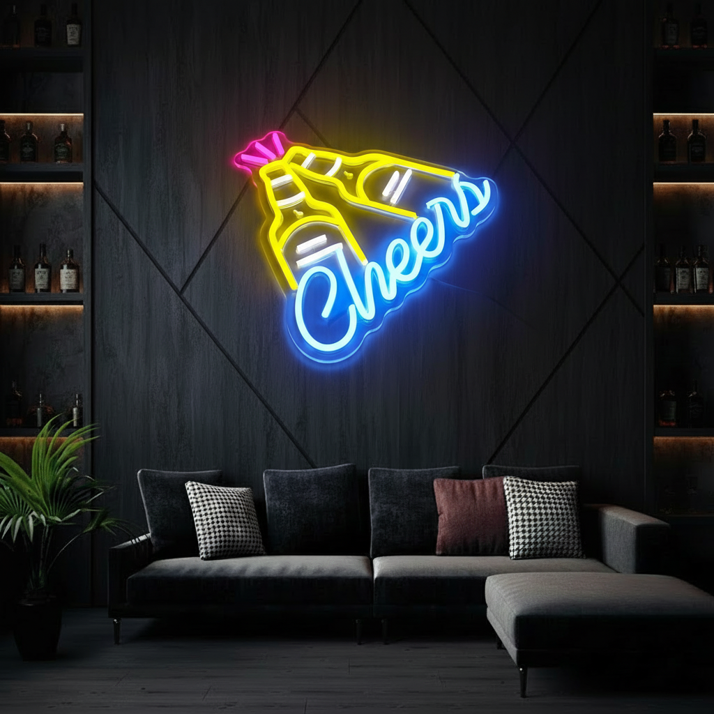 LED Beer Neon Sign Led Light up for Wall  Art