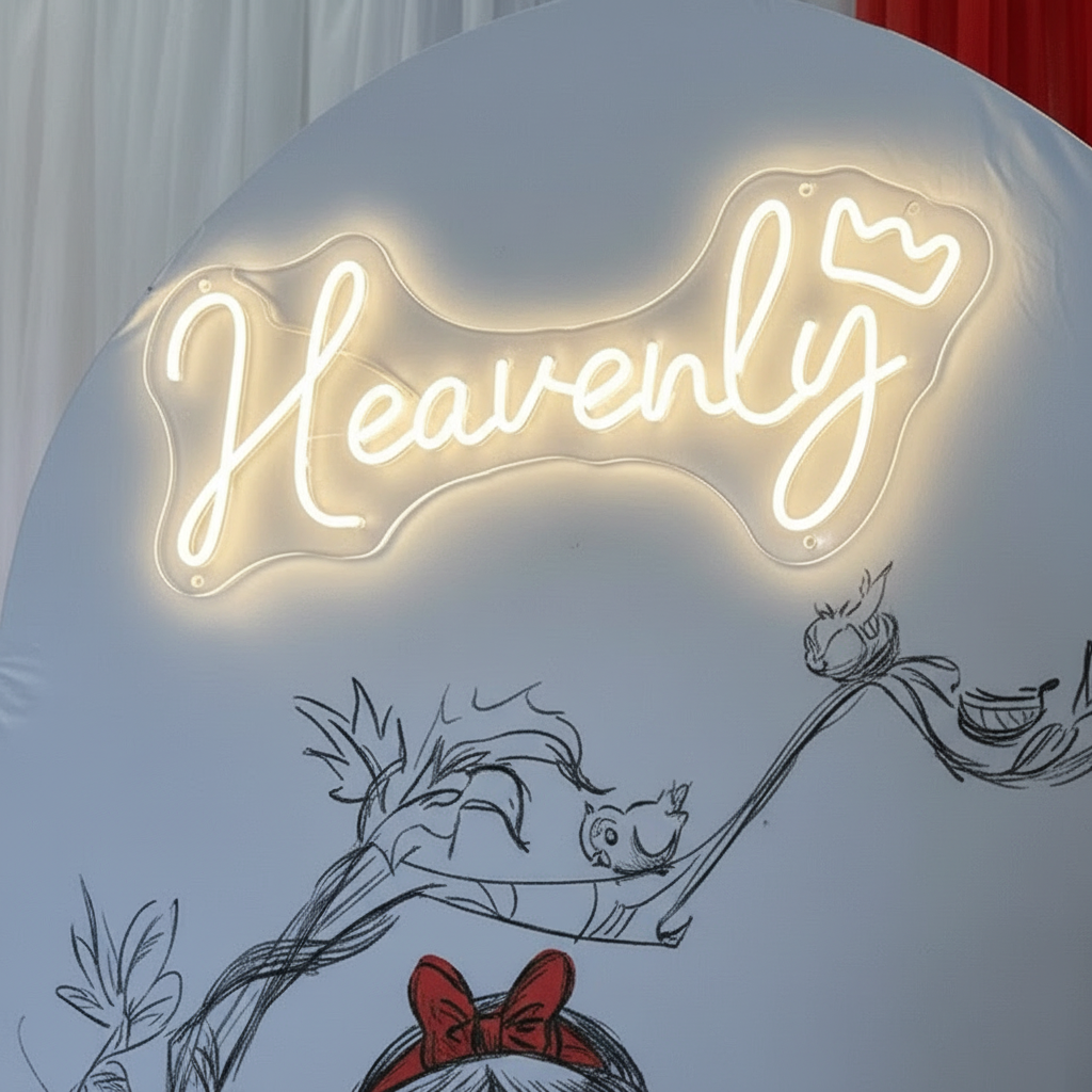 Custom Personalized Crown Neon Sign with Name for Kids Room