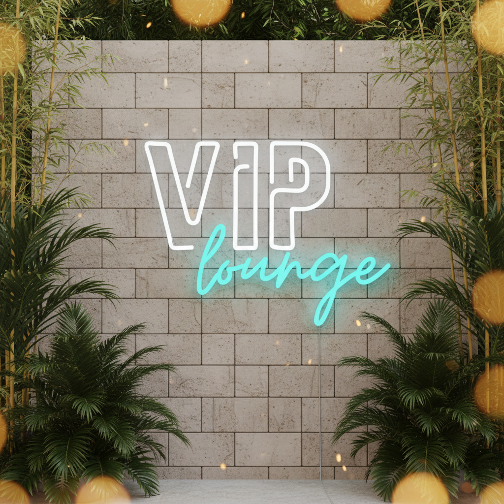 VIP Lounge Neon Sign Custom Led Neon Sign