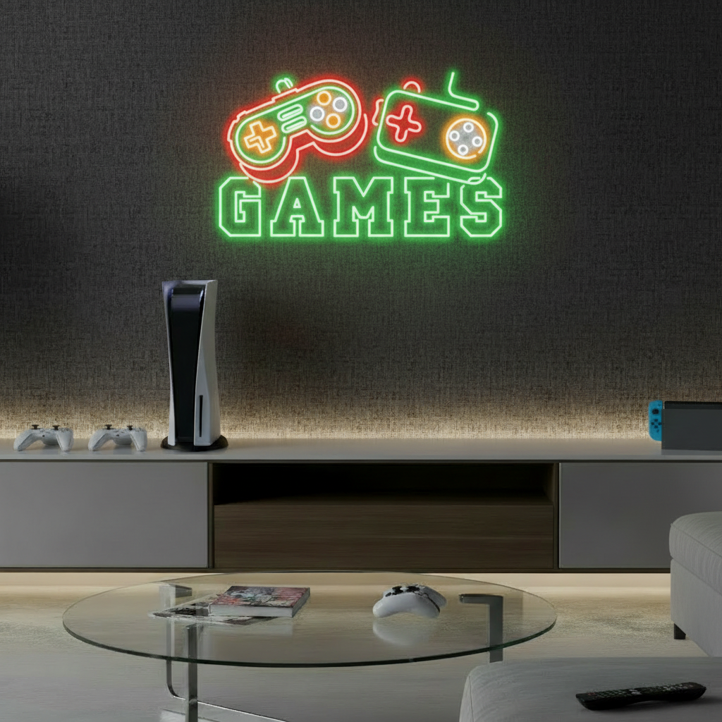 Game Controller Neon Sign Custom Neon Sign for Gaming Room Decor