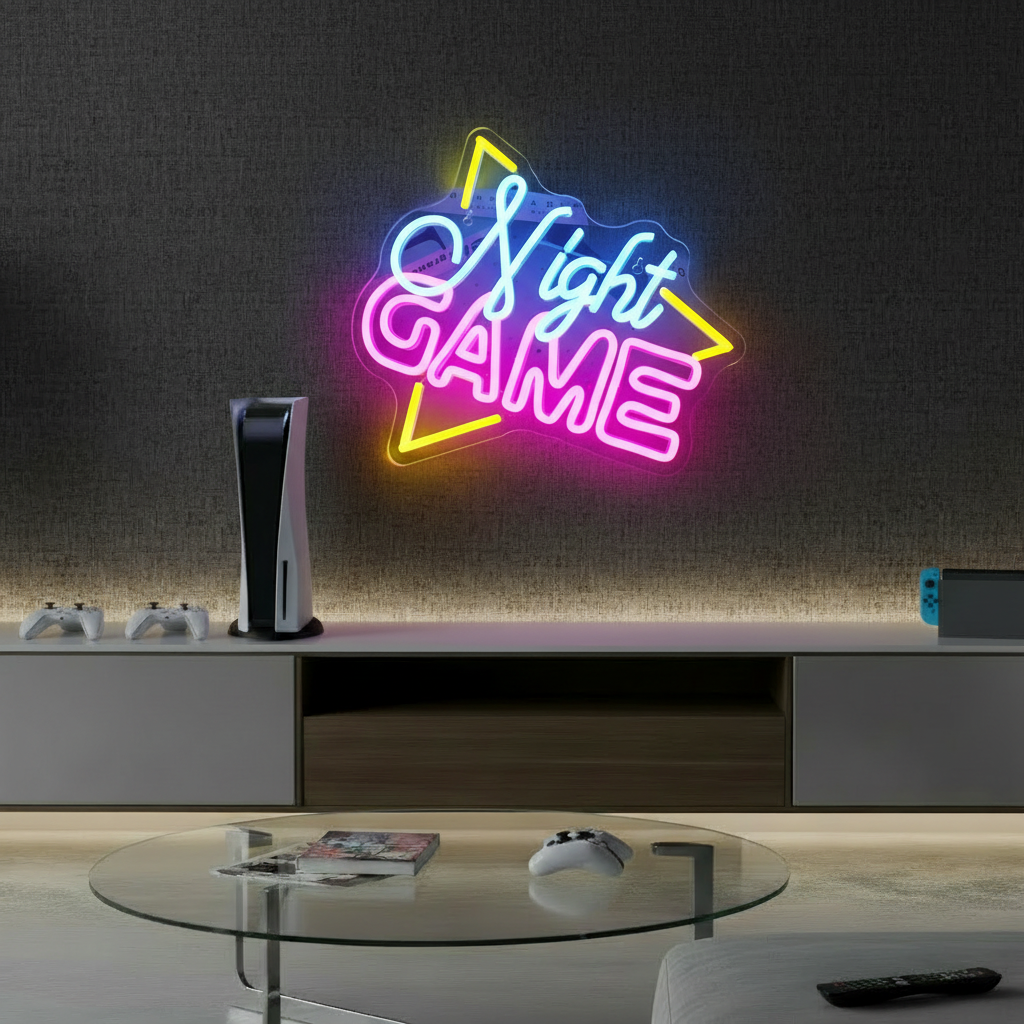 Game Night Neon Sign