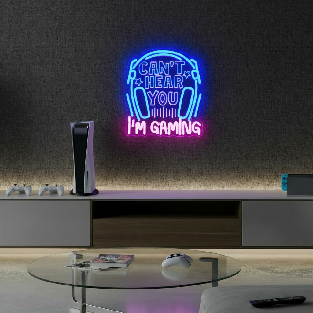 Game Controller Neon Sign Led Neon Sign for Wall Decor