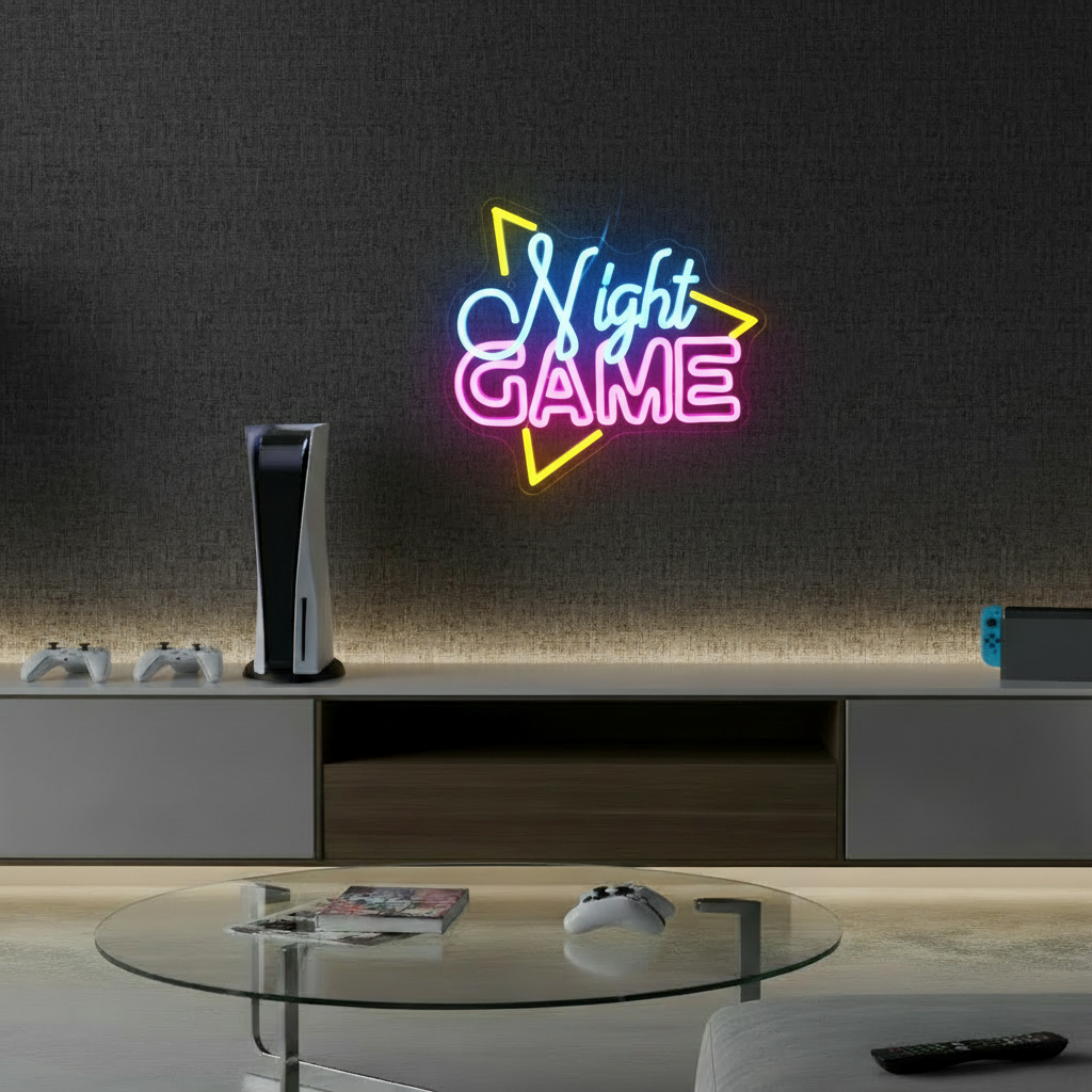 Game Night Neon Sign