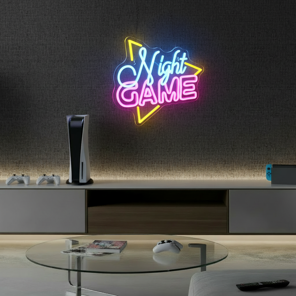 Game Night Neon Sign