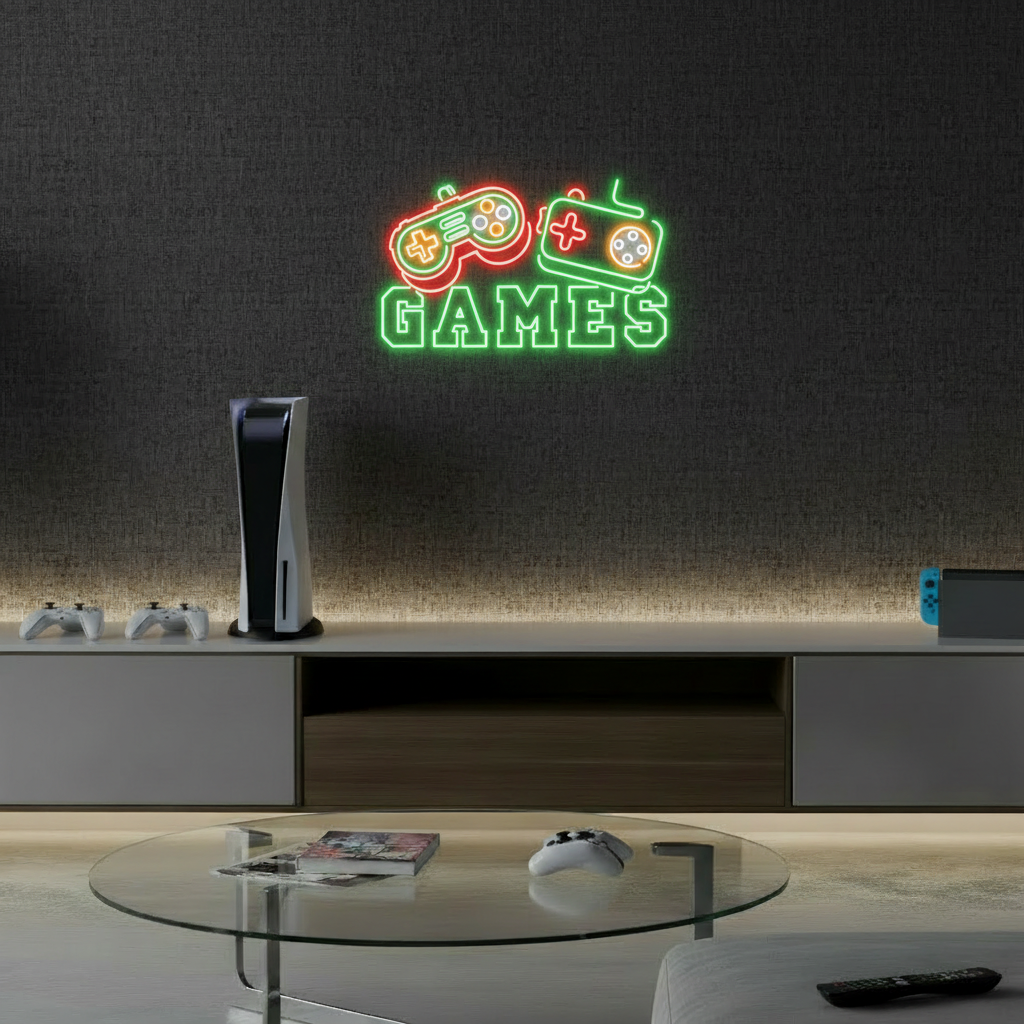 Game Controller Neon Sign Custom Neon Sign for Gaming Room Decor
