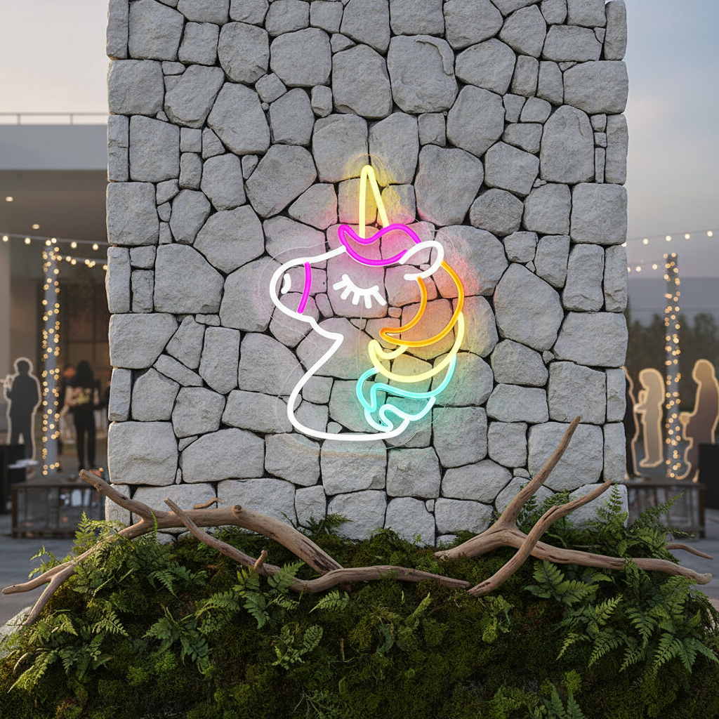 Unicorn Led Neon Sign Home Decor Kids Gift